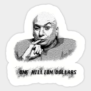 dr evil Sticker